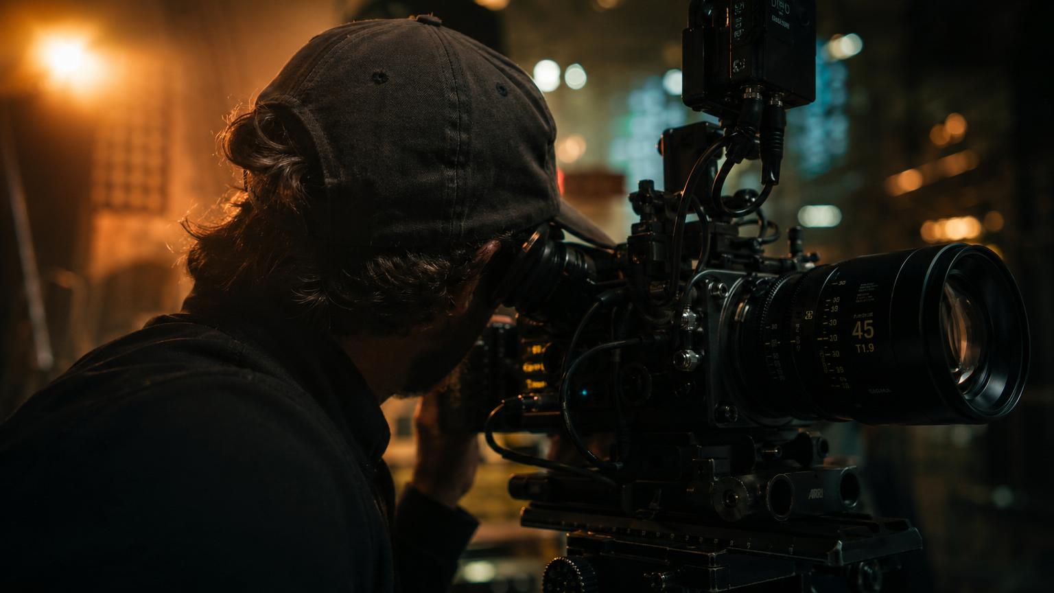 Cinematographer at work
